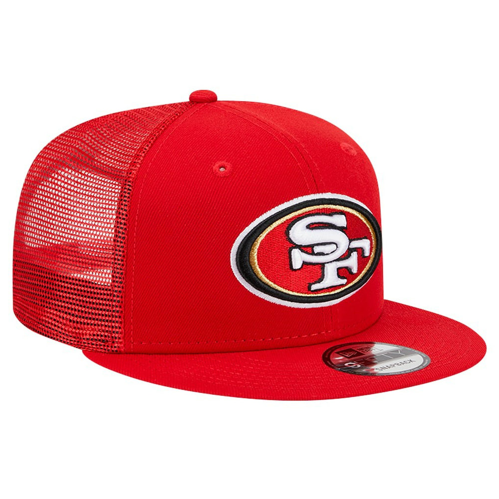San Francisco 49ers New Era Main Trucker 9FIFTY Snapback Hat Scarlet