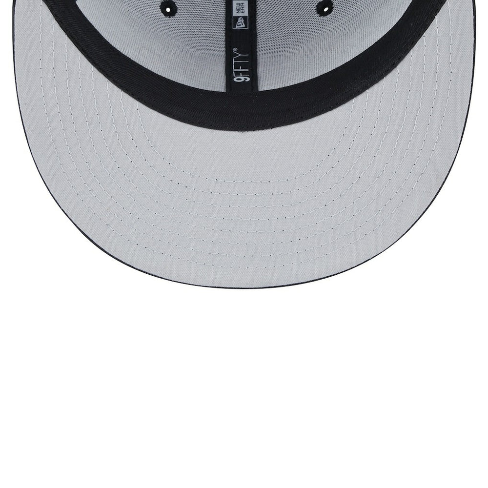 Cincinnati Bengals New Era Throwback Main Trucker 9FIFTY Snapback Hat Black