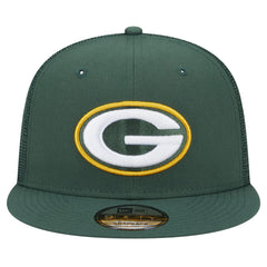 Green Bay Packers New Era Main Trucker 9FIFTY Snapback Hat Green
