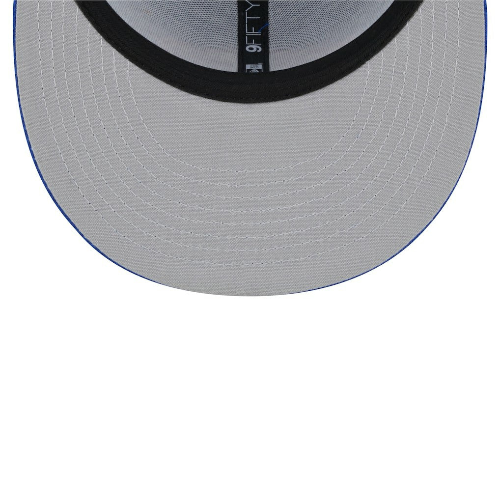 Buffalo Bills New Era Throwback Main Trucker 9FIFTY Snapback Hat Royal