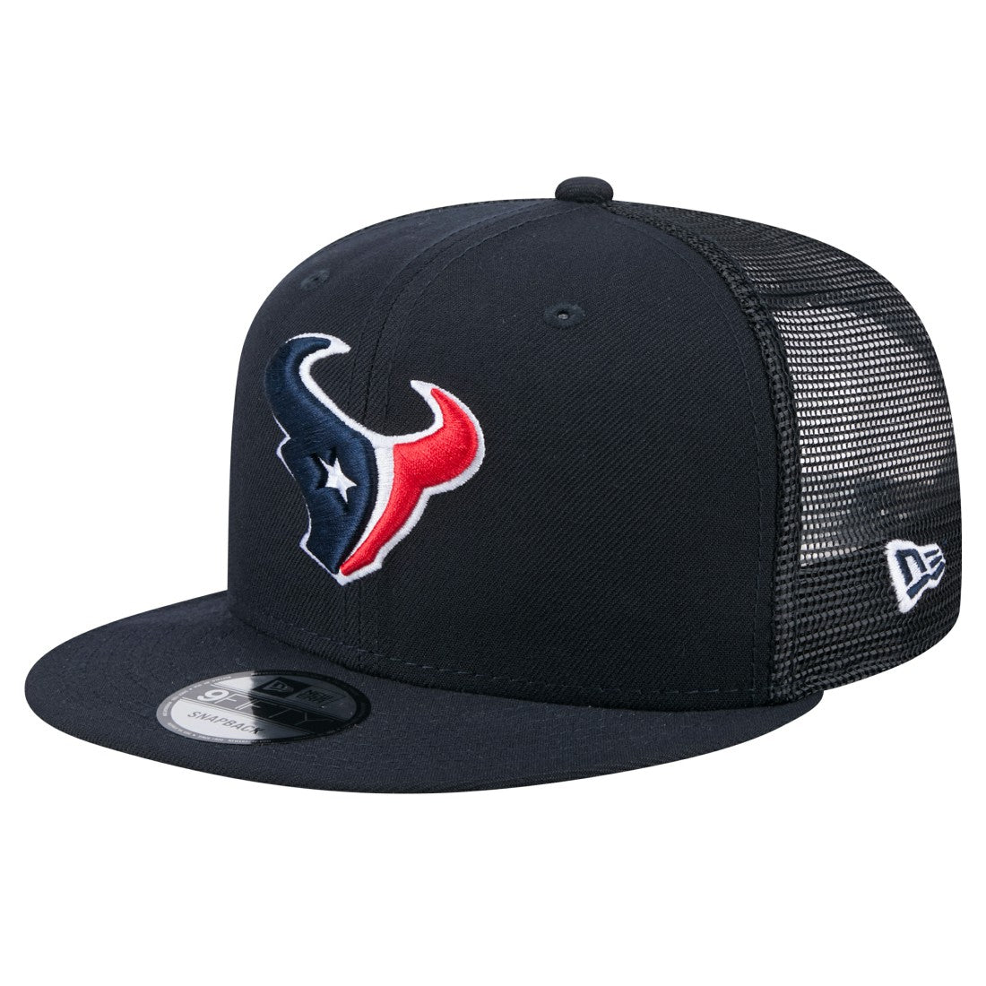 Houston Texans New Era Main Trucker 9FIFTY Snapback Hat Navy