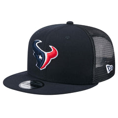 Houston Texans New Era Main Trucker 9FIFTY Snapback Hat Navy