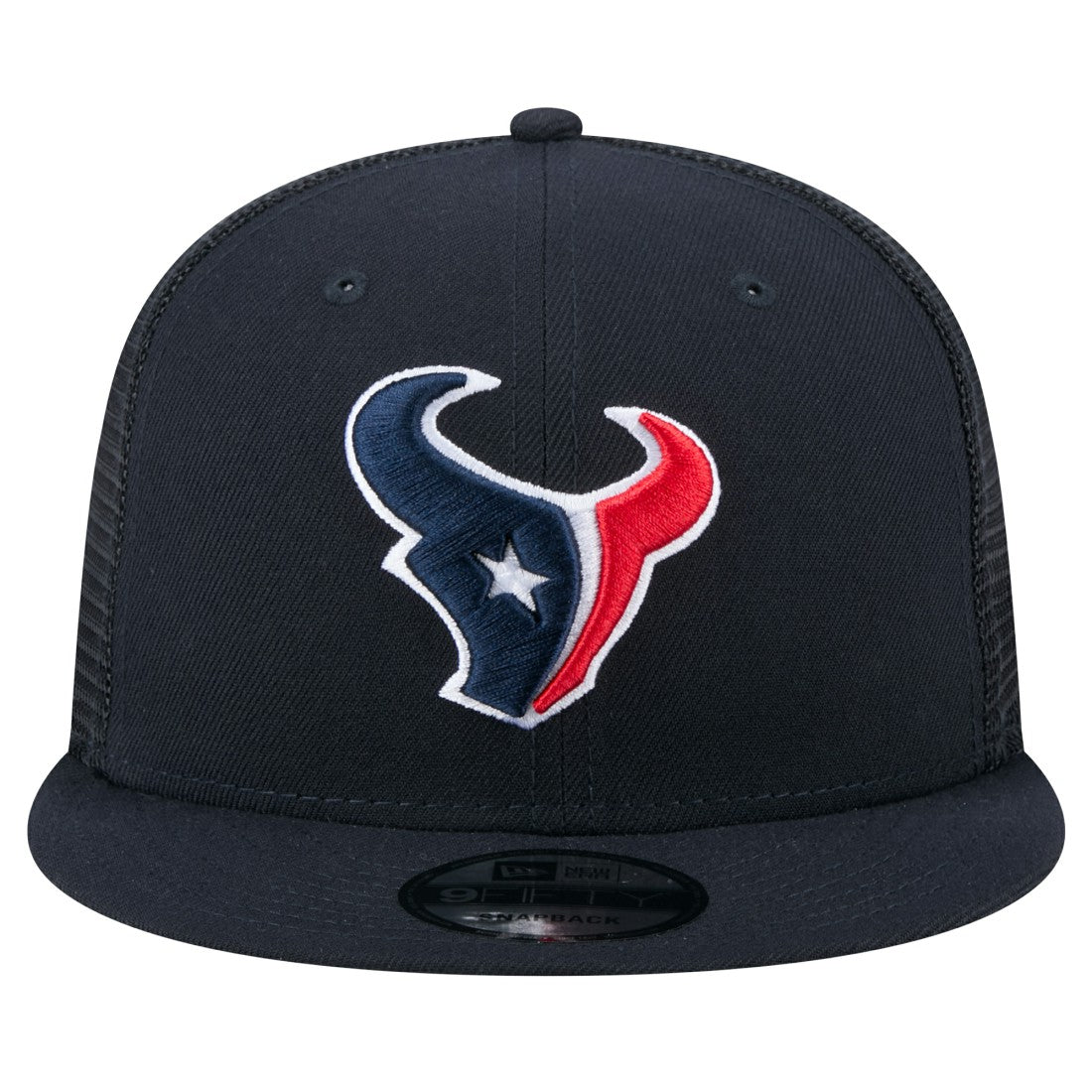 Houston Texans New Era Main Trucker 9FIFTY Snapback Hat Navy