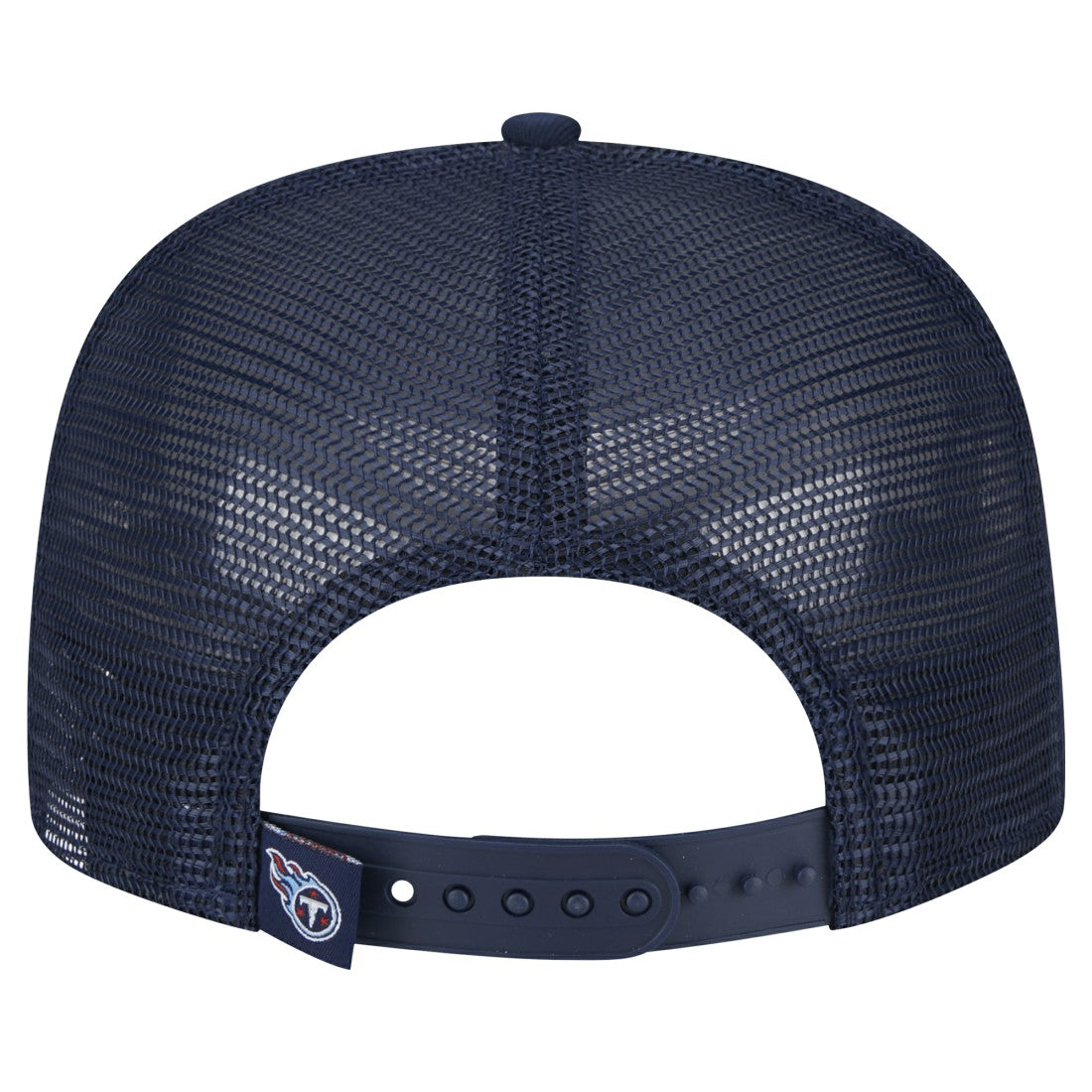 Tennessee Titans New Era Youth Distressed 9FIFTY A-Frame Snapback Hat White/Navy
