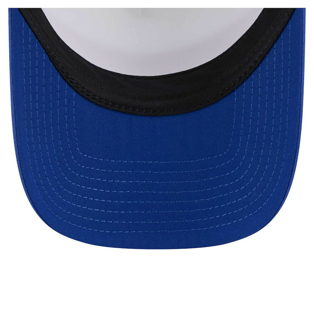 New York Giants New Era Youth Sport Night Color Block 9FORTY A-Frame Trucker Adjustable Hat Royal