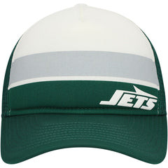 New York Jets New Era Youth Sport Night Color Block 9FORTY A-Frame Trucker Adjustable Hat Green
