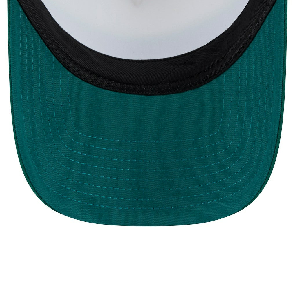 Philadelphia Eagles New Era Preschool Sport Night Color Block 9FORTY A-Frame Trucker Adjustable Hat Midnight Green