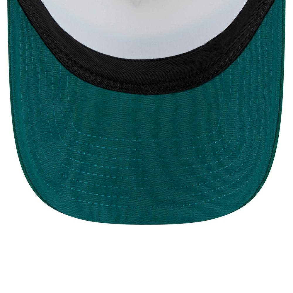 Philadelphia Eagles New Era Preschool Sport Night Color Block 9FORTY A-Frame Trucker Adjustable Hat Midnight Green