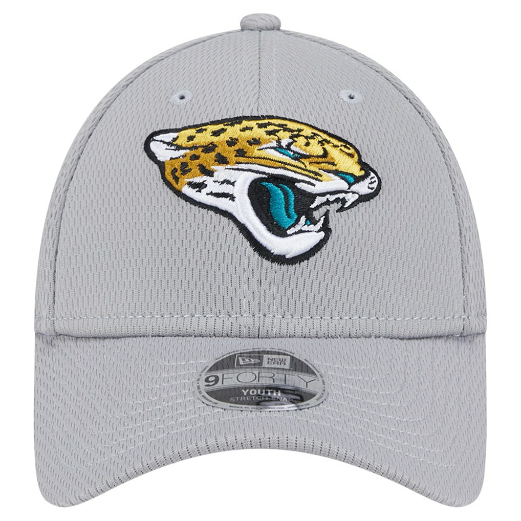 Jacksonville Jaguars New Era Youth Main 9FORTY Adjustable Hat Gray