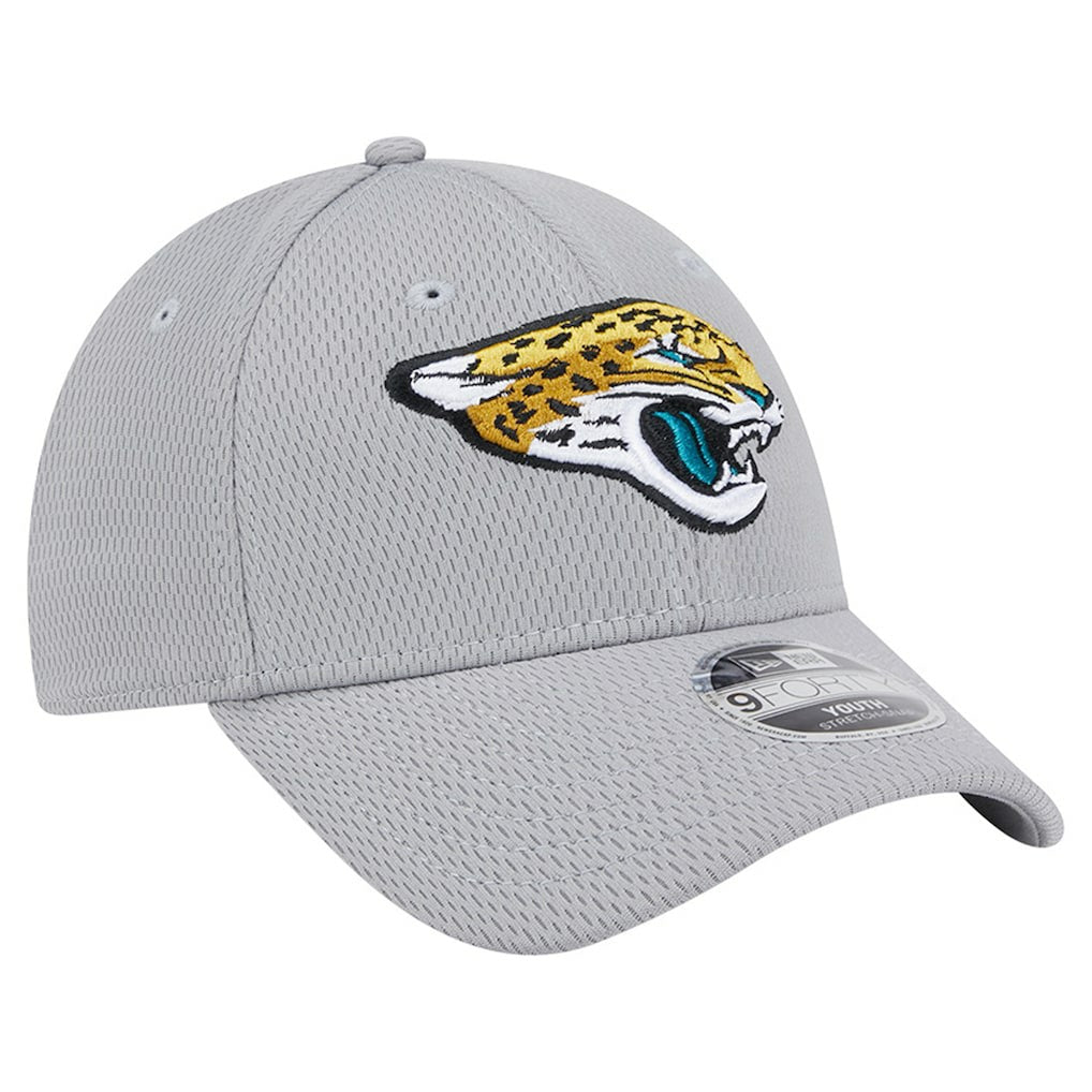 Jacksonville Jaguars New Era Youth Main 9FORTY Adjustable Hat Gray