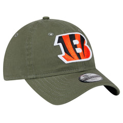 Cincinnati Bengals New Era Youth Main 9TWENTY Adjustable Hat Olive