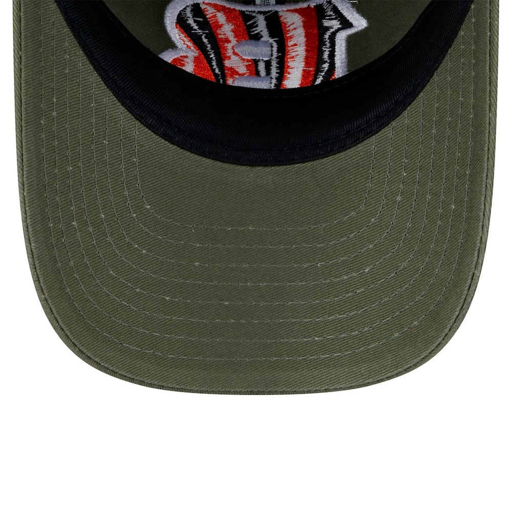 Cincinnati Bengals New Era Youth Main 9TWENTY Adjustable Hat Olive