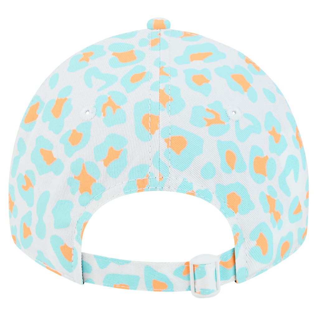 Miami Dolphins New Era Preschool Active Leopard 9TWENTY Adjustable Hat White