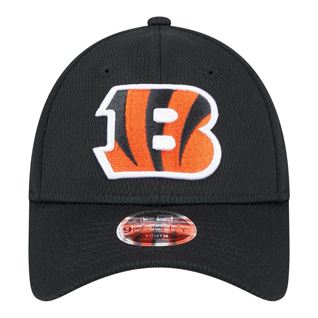 Cincinnati Bengals New Era Preschool Main 9FORTY Adjustable Hat Black