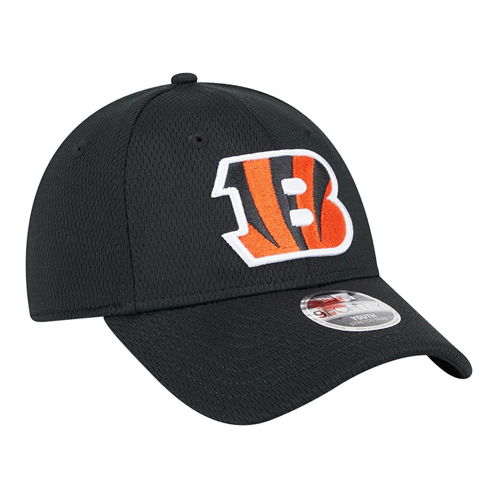 Cincinnati Bengals New Era Preschool Main 9FORTY Adjustable Hat Black