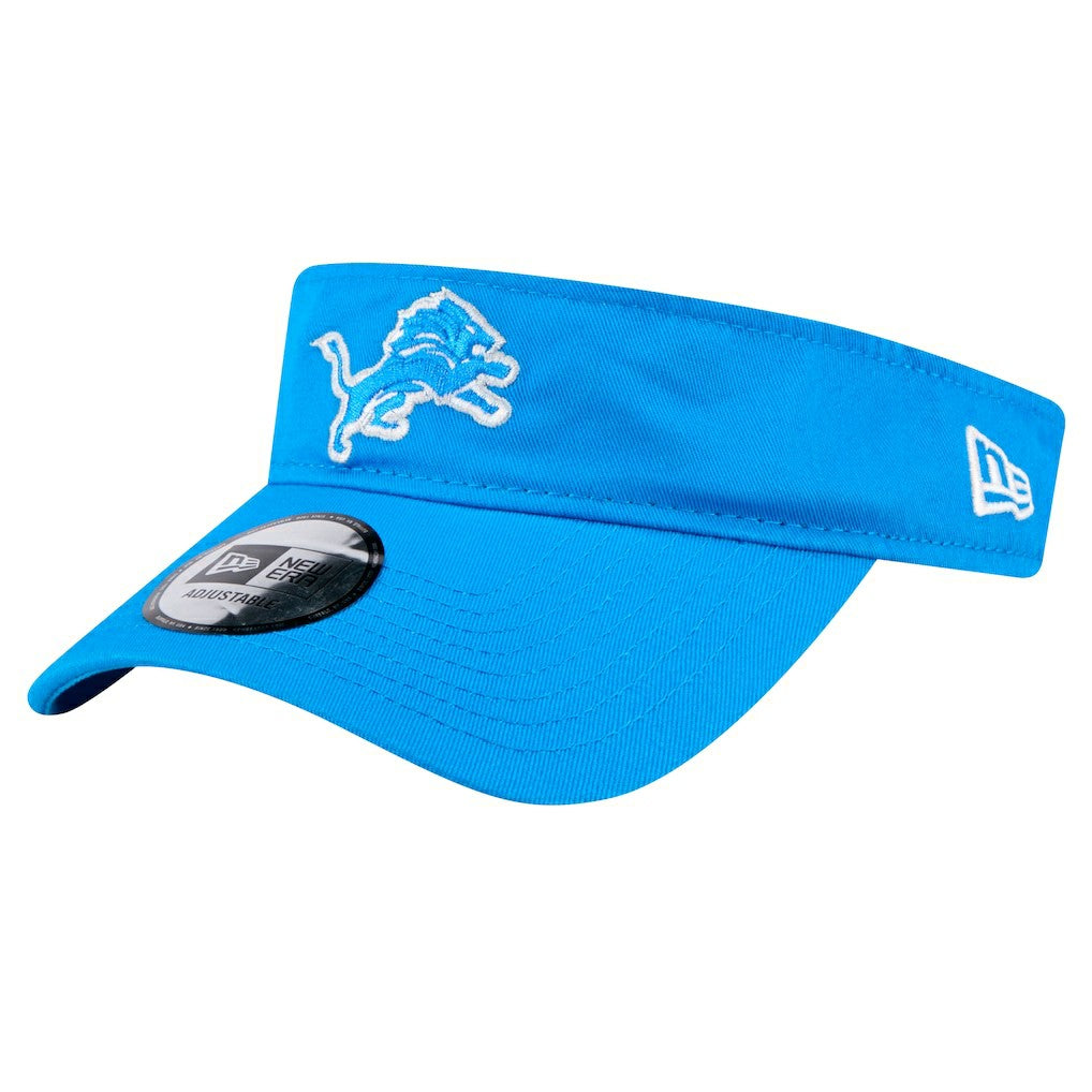Detroit Lions New Era Main Adjustable Visor Blue