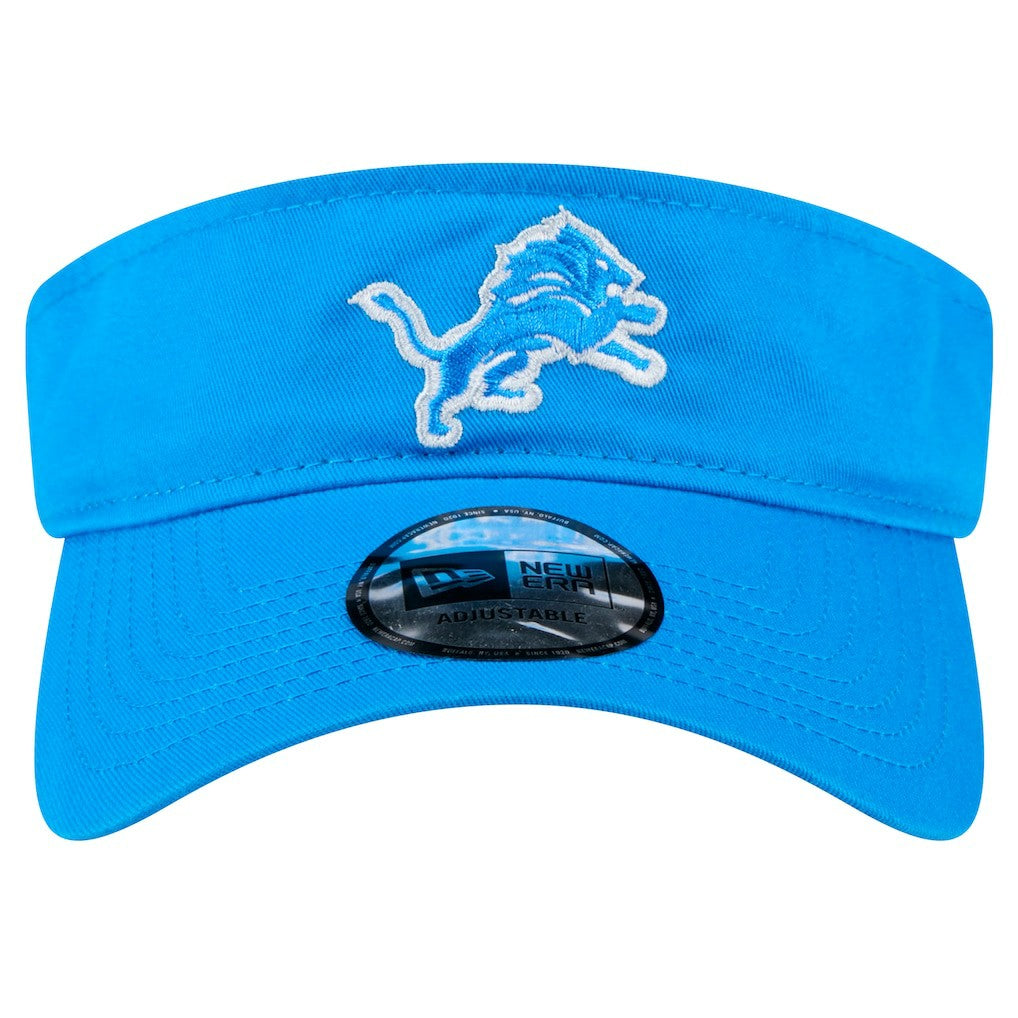 Detroit Lions New Era Main Adjustable Visor Blue