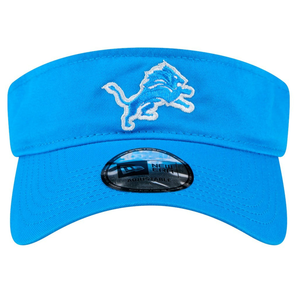 Detroit Lions New Era Main Adjustable Visor Blue