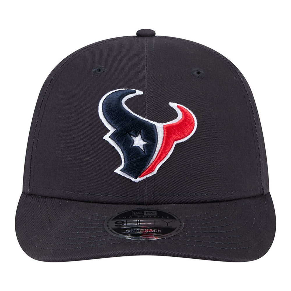 Houston Texans New Era Main Low Profile 9FIFTY Snapback Hat Navy