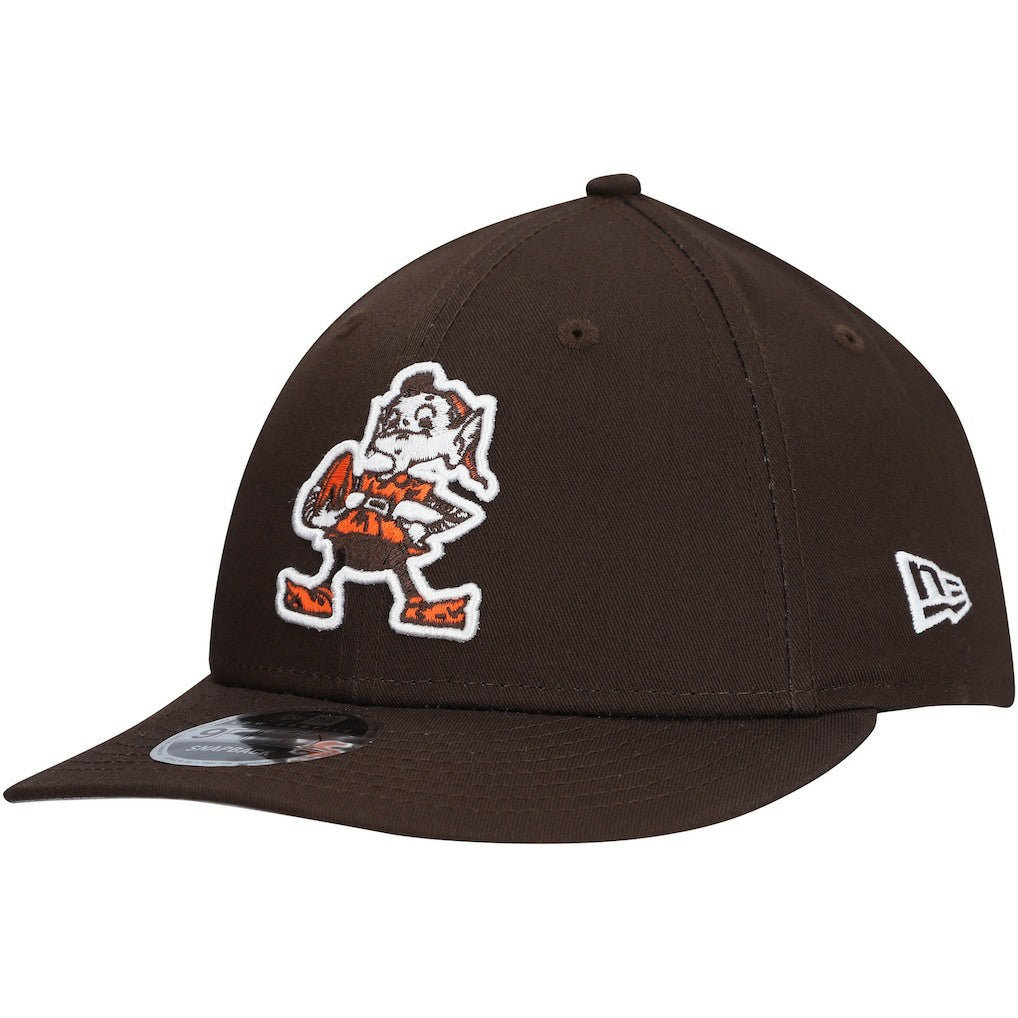 Cleveland Browns New Era Main Low Profile 9FIFTY Snapback Hat Brown