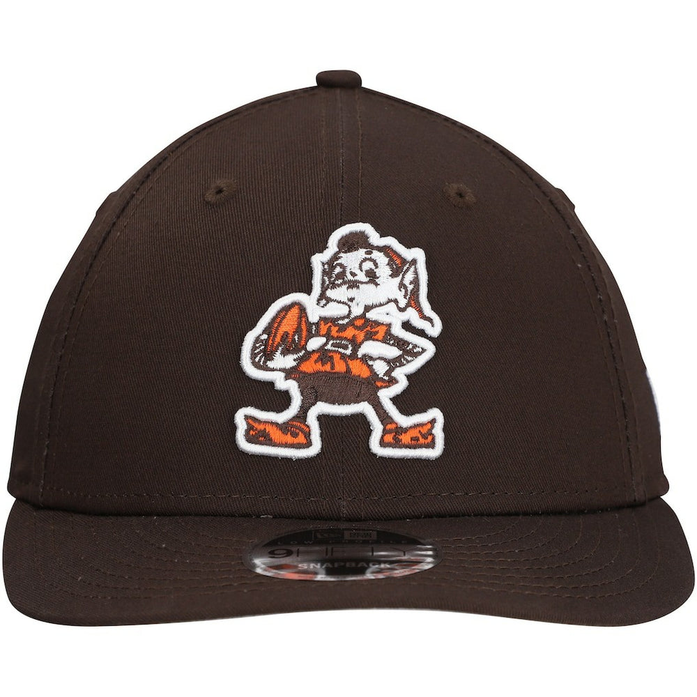 Cleveland Browns New Era Main Low Profile 9FIFTY Snapback Hat Brown