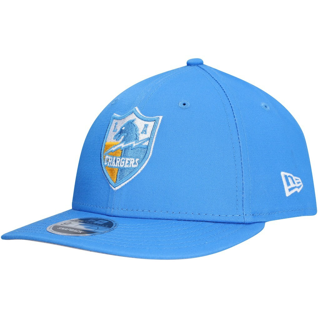 Los Angeles Chargers New Era Main Low Profile 9FIFTY Snapback Hat Powder Blue