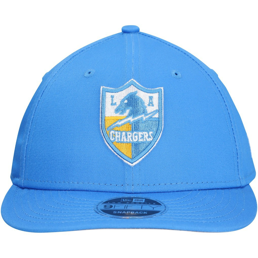 Los Angeles Chargers New Era Main Low Profile 9FIFTY Snapback Hat Powder Blue