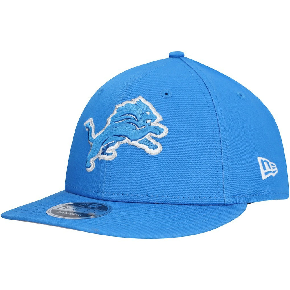 Detroit Lions New Era Main Low Profile 9FIFTY Snapback Hat Blue