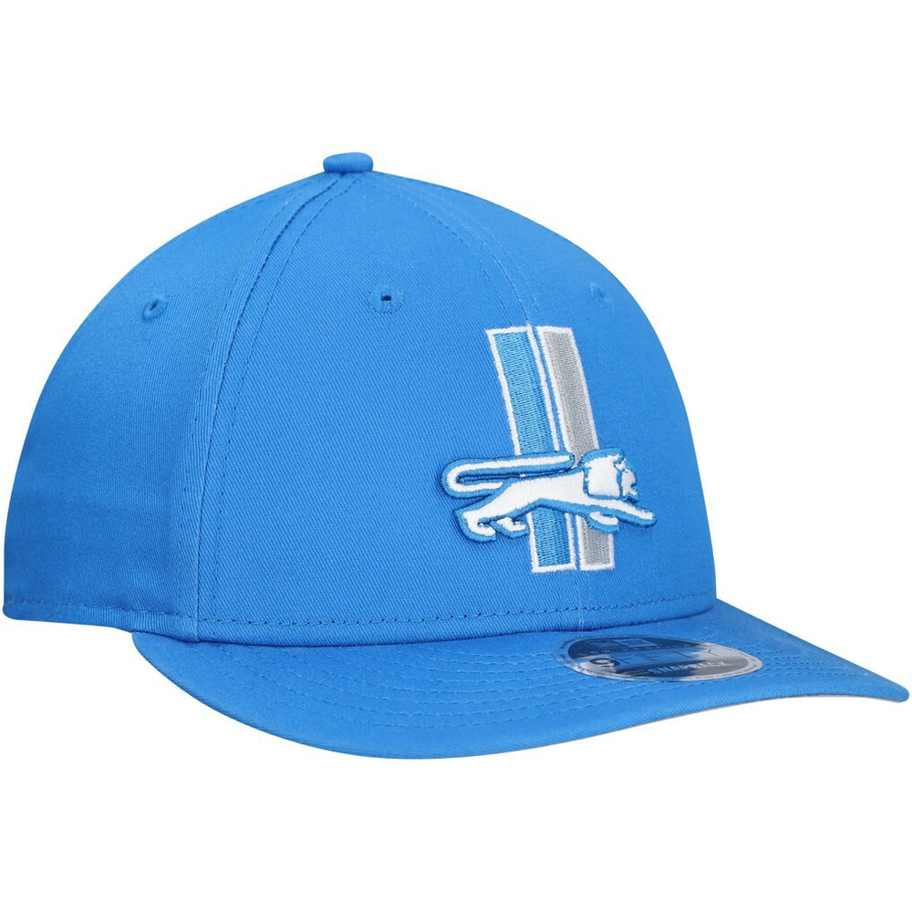 Detroit Lions New Era Main Low Profile 9FIFTY Snapback Hat Blue