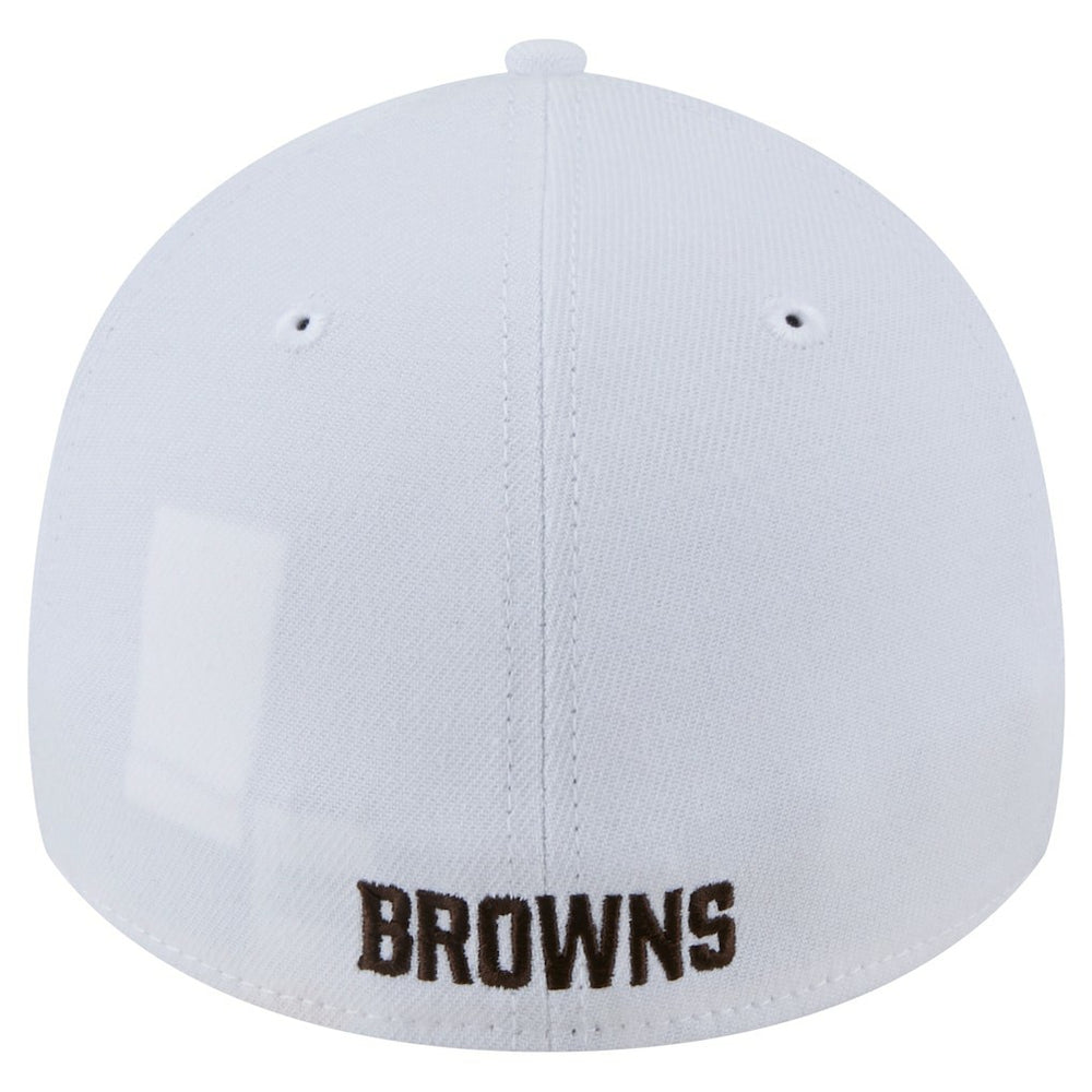 Cleveland Browns New Era Main 39THIRTY Flex Hat White