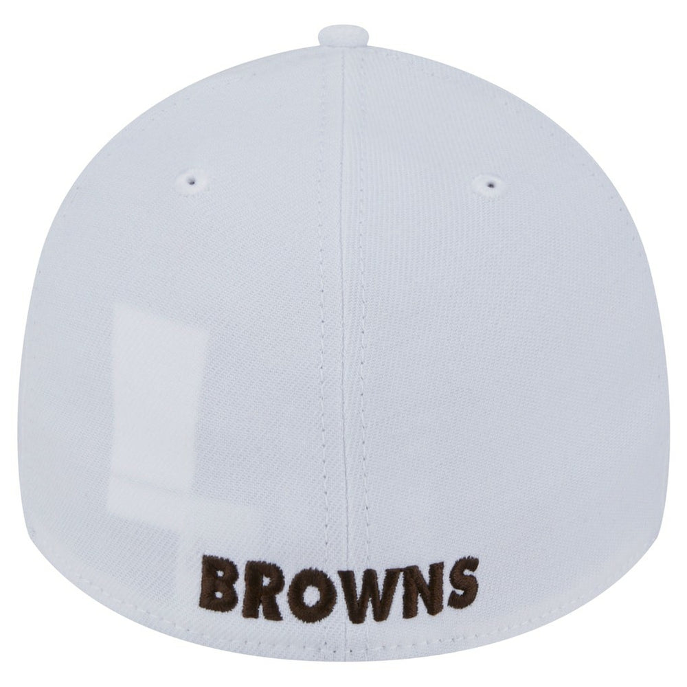 Cleveland Browns New Era Throwback 39THIRTY Flex Hat White