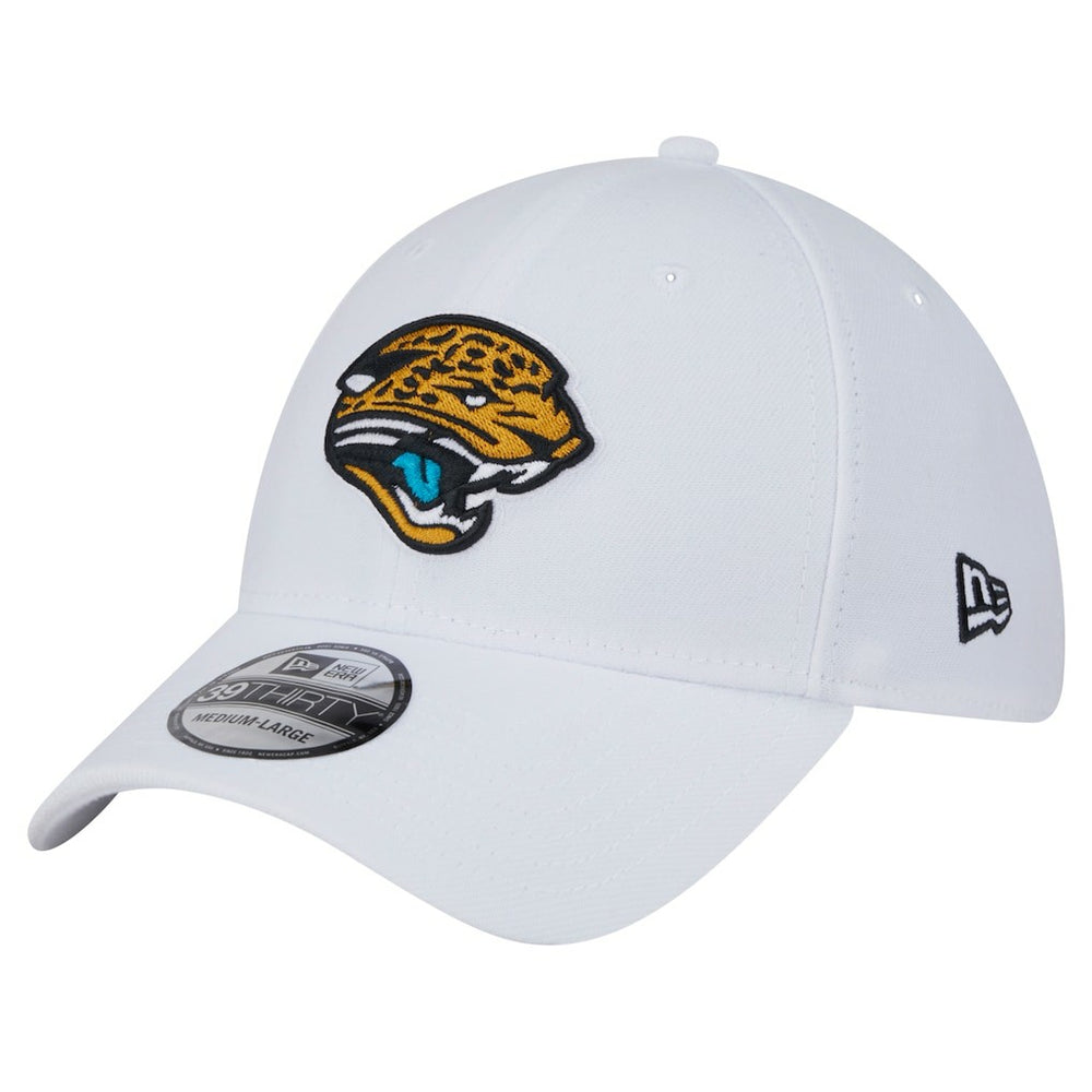 Jacksonville Jaguars New Era Throwback 39THIRTY Flex Hat White