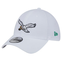 Philadelphia Eagles New Era Throwback 39THIRTY Flex Hat White