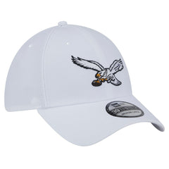 Philadelphia Eagles New Era Throwback 39THIRTY Flex Hat White