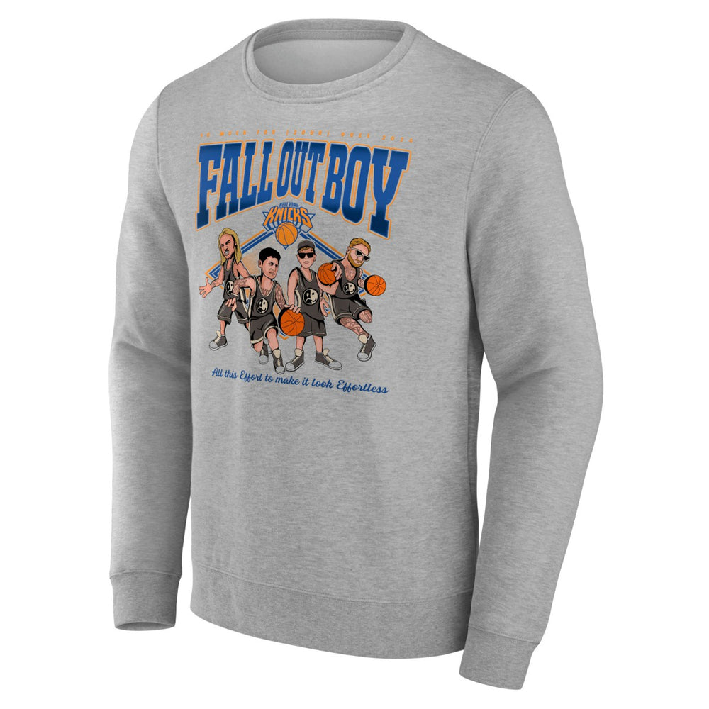 Fall Out Boy x New York Knicks So Much For (2our) Dust Fleece Pullover Sweatshirt Gray