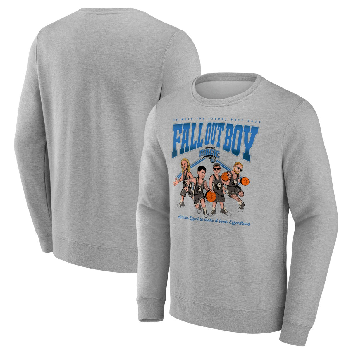 Fall Out Boy x Orlando Magic So Much For (2our) Dust Fleece Pullover Sweatshirt Gray