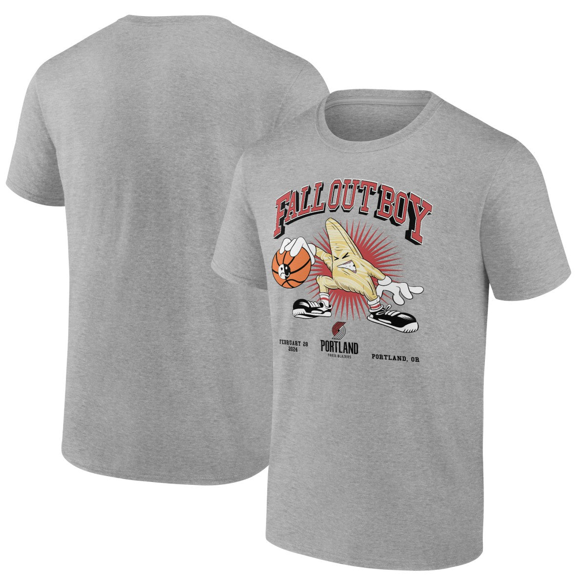 Fall Out Boy x Portland Trail Blazers So Much For (2our) Dust T-Shirt Gray