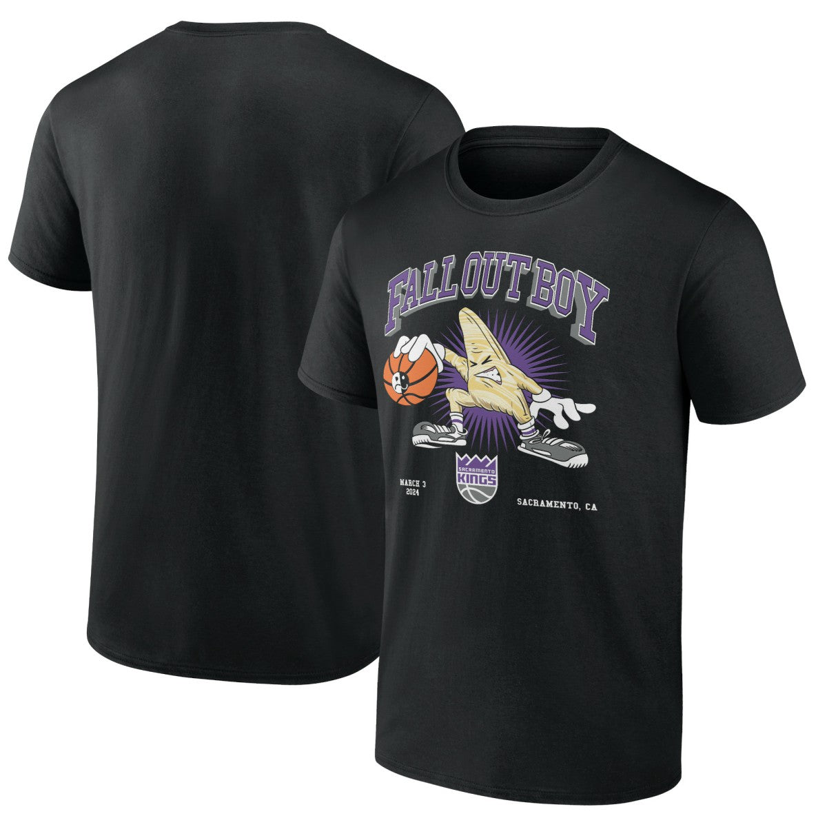 Fall Out Boy x Sacramento Kings So Much For (2our) Dust T-Shirt Black