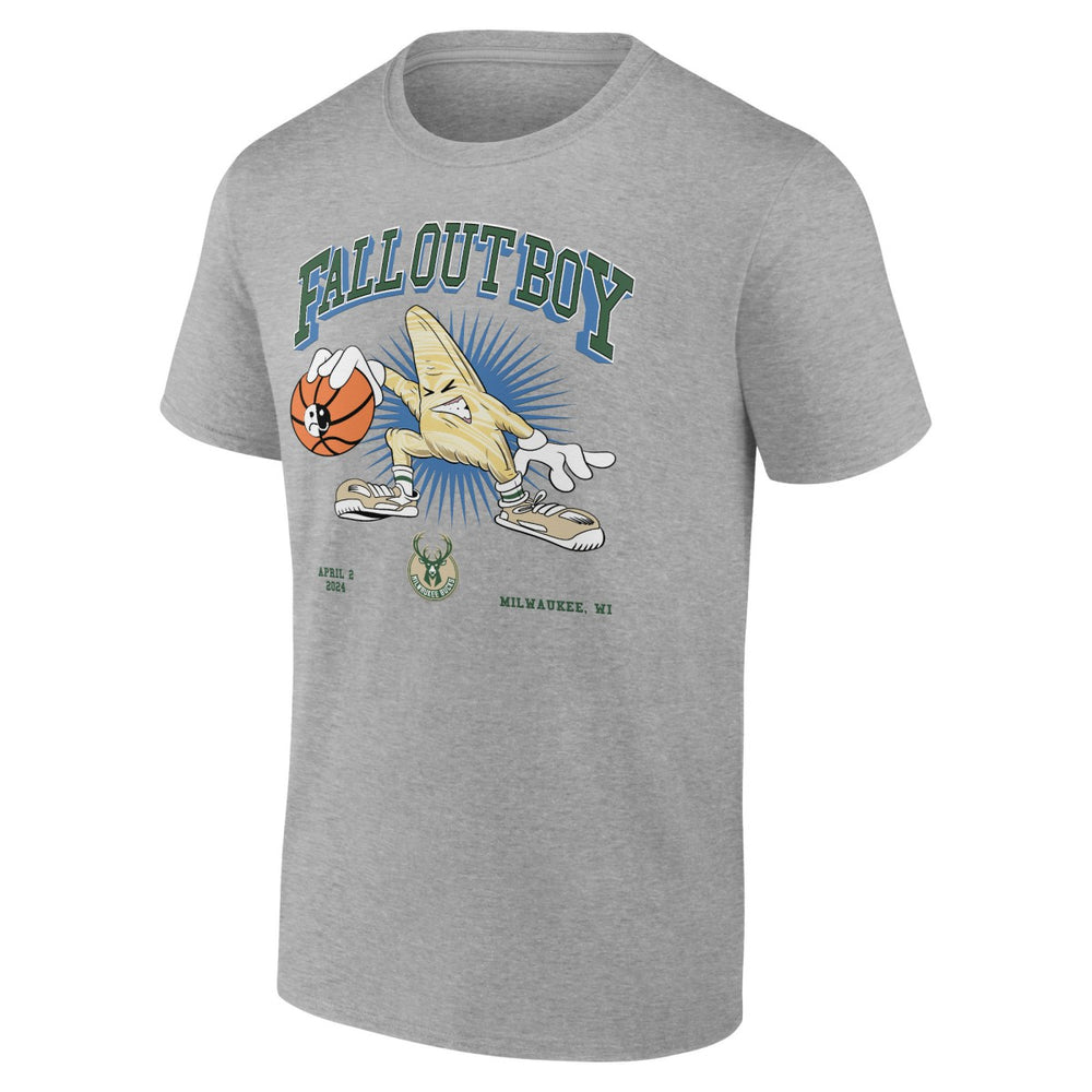 Fall Out Boy x Milwaukee Bucks So Much For (2our) Dust T-Shirt Gray