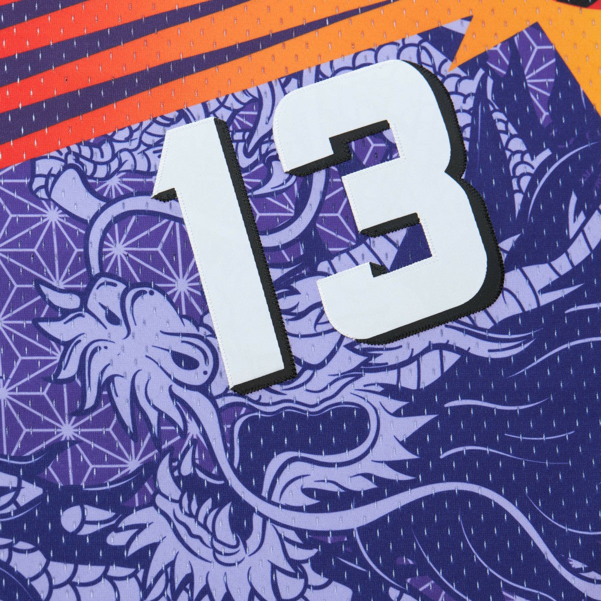 Steve Nash Phoenix Suns 1996/97 Hardwood Classics Asian Heritage 6.0 Swingman Throwback Player Jersey Purple