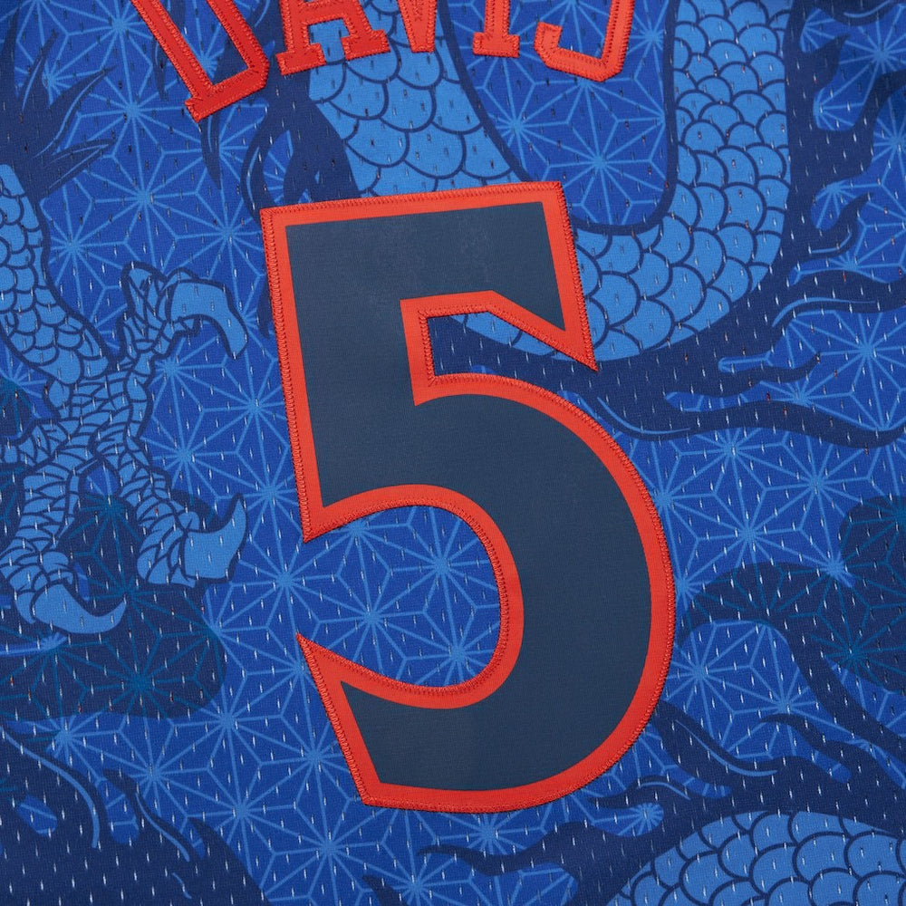 Baron Davis Golden State Warriors 2006/07 Hardwood Classics Asian Heritage 6.0 Swingman Throwback Player Jersey Royal