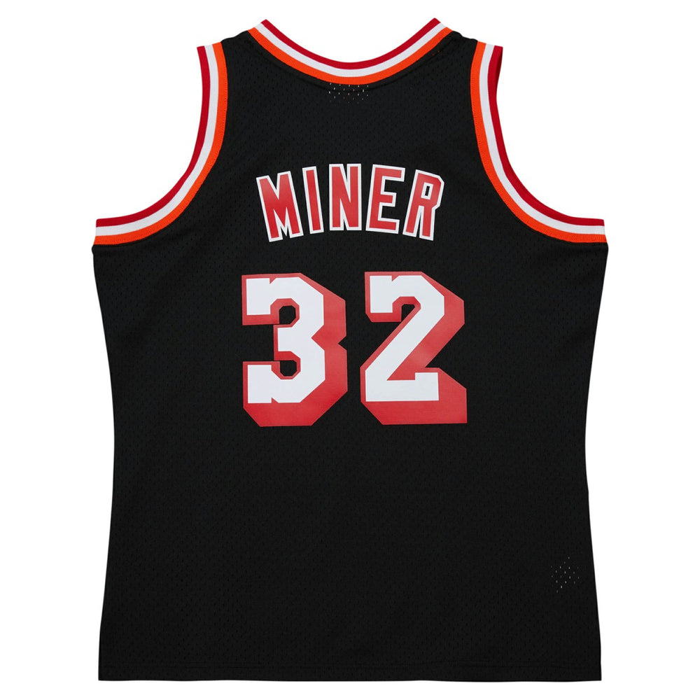 Harold Miner Miami Heat 1992/93 Hardwood Classics Swingman Throwback Jersey Black