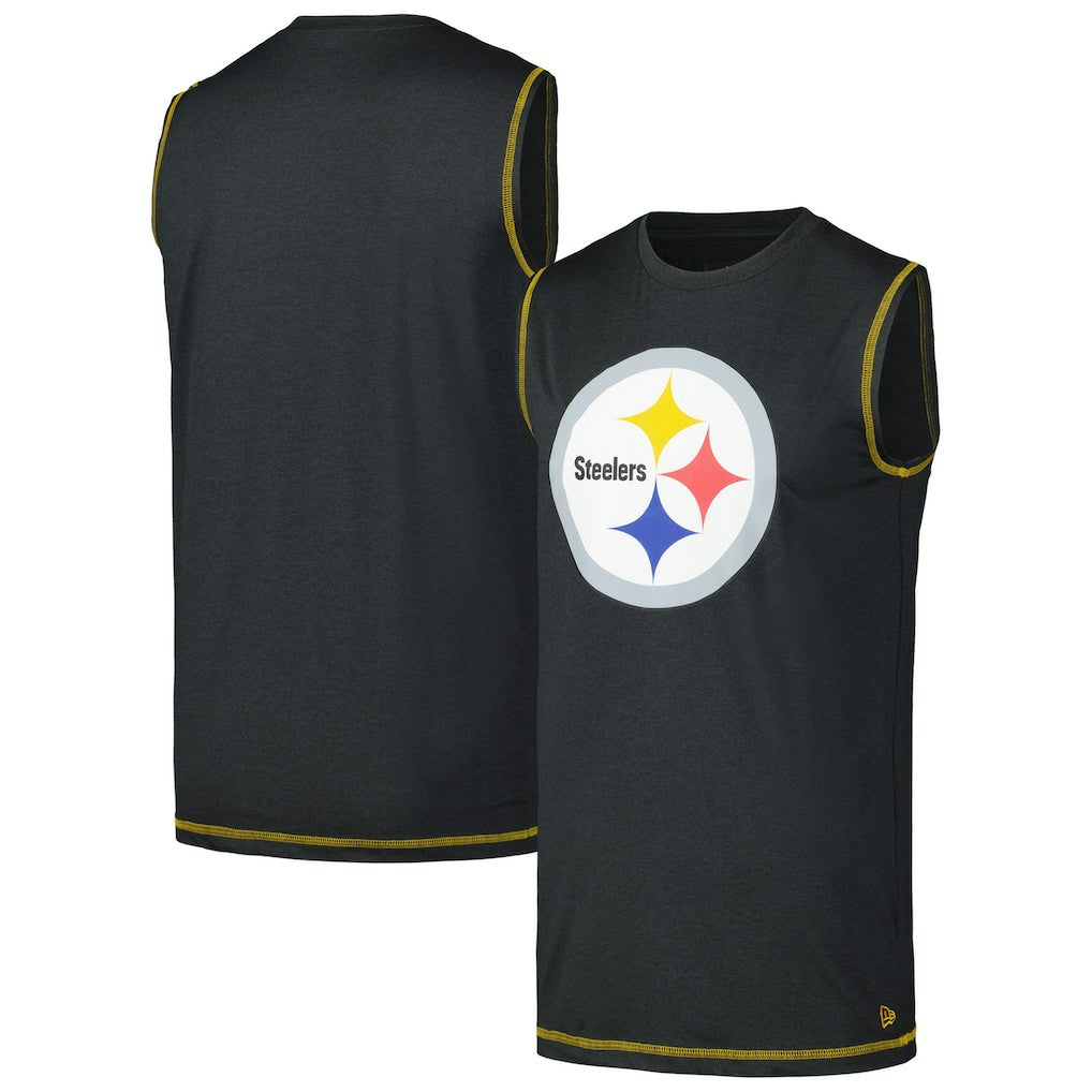 Pittsburgh Steelers New Era Tank Top Black
