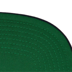 NHL Seattle Kraken Mitchell & Ness Retro Script Colorblock Snapback Hat - Deep Sea Blue