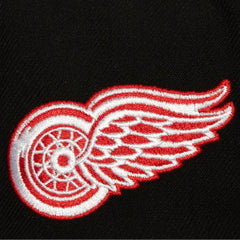 NHL Detroit Red Wings Mitchell & Ness Retro Script Colorblock Snapback Hat - Black