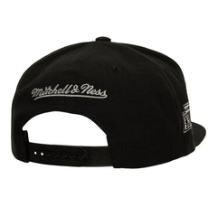 NHL Los Angeles Kings Mitchell & Ness Retro Script Colorblock Snapback Hat - Black