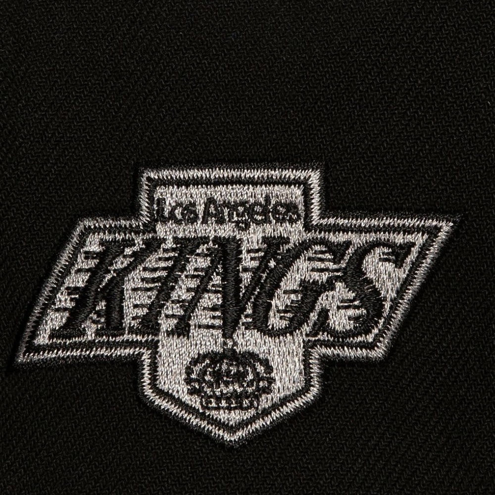 NHL Los Angeles Kings Mitchell & Ness Retro Script Colorblock Snapback Hat - Black