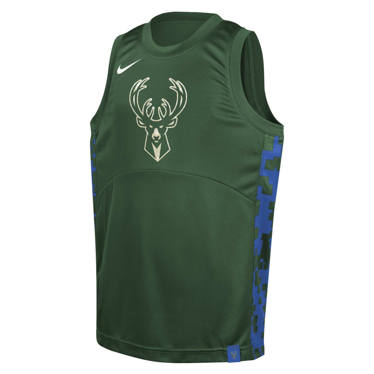 Milwaukee Bucks Youth Courtside Starting Five Team Jersey Hunter Green