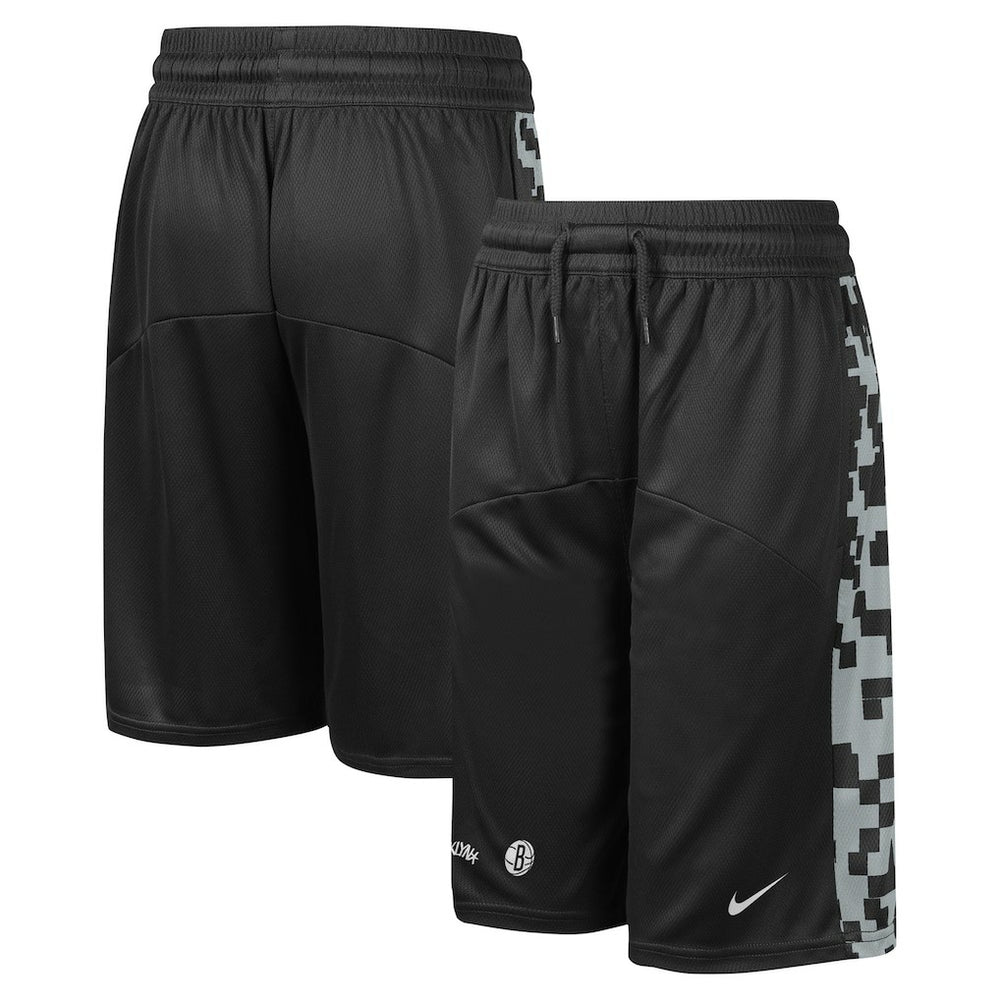 Brooklyn Nets Youth Courtside Starting Five Team Shorts Black