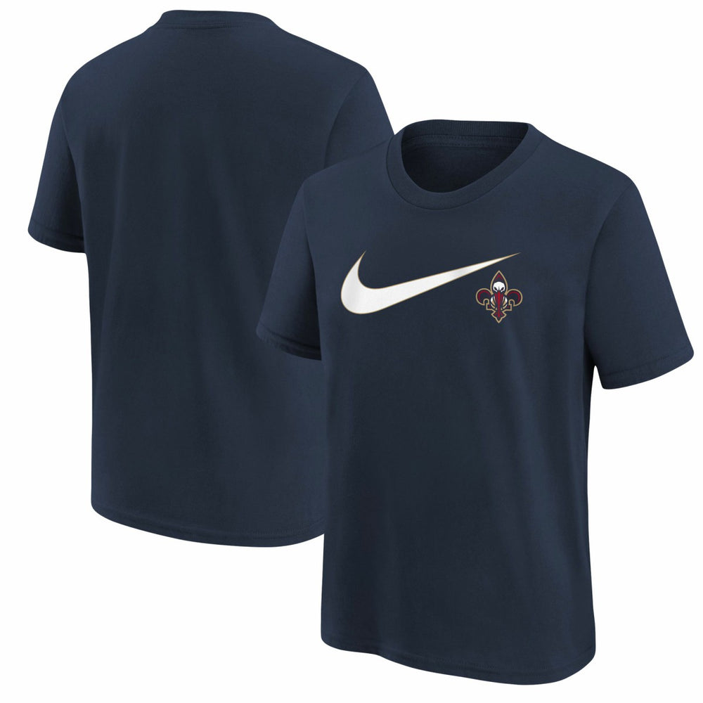 New Orleans Pelicans Youth Swoosh T-Shirt Navy